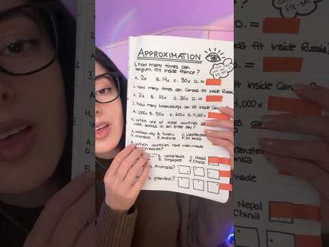 approximation tests ✨ #asmr #challenge #sleep