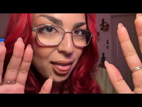 ASMR ☆ fast & intense up-close mouth sounds with hand movements