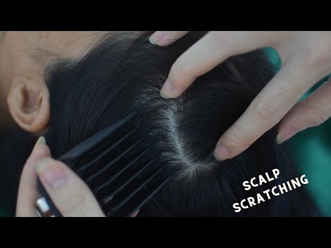 ASMR Nape Check, Hair Exam With Snoring, Breathing Sounds, Relaxing For Anxiety Relief