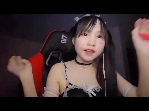 asmr Halloween make up sound 👻🎃 แต่งหน้าวันฮาโลวีน(ย้อนหลัง)