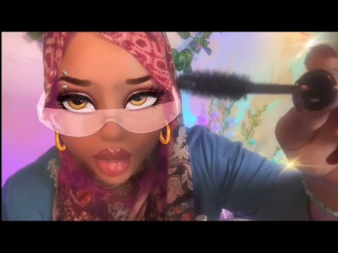 💋bratz doll putting mascara 👀until you fall asleep 😴 ASMR