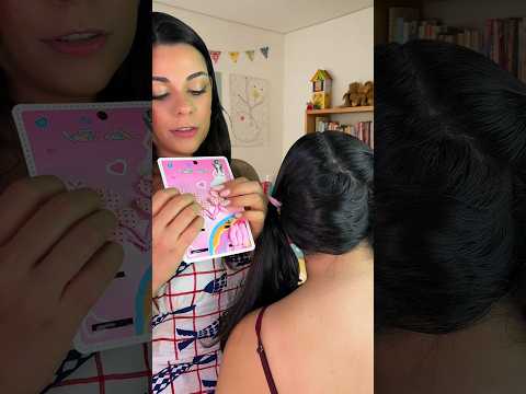 POV: aquela mãe arrumando o cabelo da filha para a escola #asmr #asmrsounds #shorts #asmrbrasil