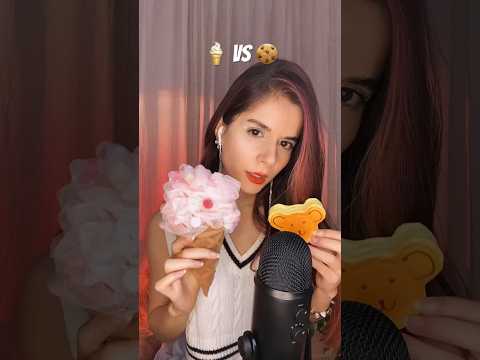 ASMR Triggers Battle 🍦vs 🍪