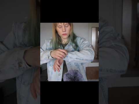 Outfit ASMR #fabricsounds #outfit #scratchingsounds #asmrshorts