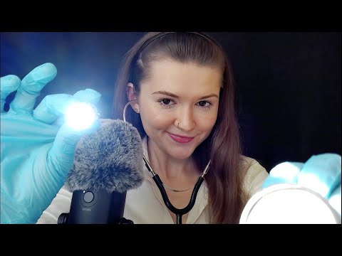 ASMR 2 Minute Cranial Nerve Exam ⚡️ (Soft Spoken Doctor, Fast Tingles)