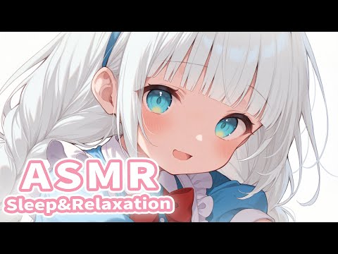 ASMR For Sleep 💙 (Oil Ear Massage, Ear Blowing, Ear Cleaning)
