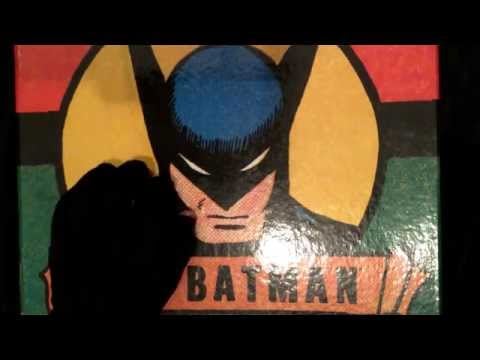Page through comic ,Tapping ,Batman ,Gloves  [[ASMR]]