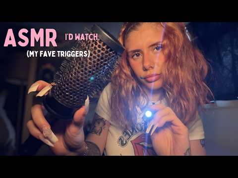 ASMR | my FAVOURITE triggers! (lights, hair brushing, fast and aggressive)