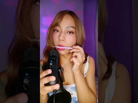 ASMR PEN NIBBLING, PENCIL NOMS, SONS DE BOCA NA CANETA #asmr