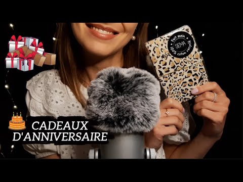 ASMR - MES CADEAUX D'ANNIVERSAIRE 🎁🥳