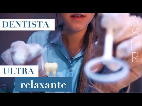 ASMR ROLEPLAY DENTISTA relaxante - tratamento dental REALISTA