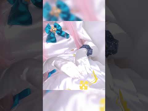 【ASMR】Mika (Blue Archive) – Gentle Ear Massage with White Satin Gloves 🌙