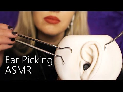 ASMR Ear Picking & Deep Cleaning Sounds..(NO TALKING)