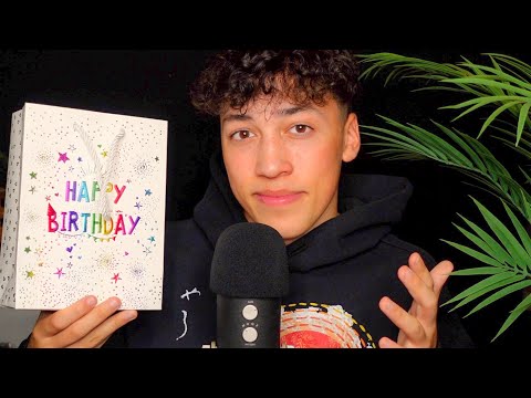 ASMR Unboxing my Birthday Presents for SLEEP