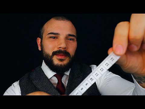 Measuring Your Face ASMR 📏 With Gentle Face Cleansing