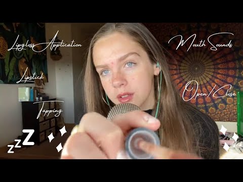 Gracie K ASMR Lipgloss Application Part 2 Compilation | Tingly Mouth Sounds, Tapping, Lipstick