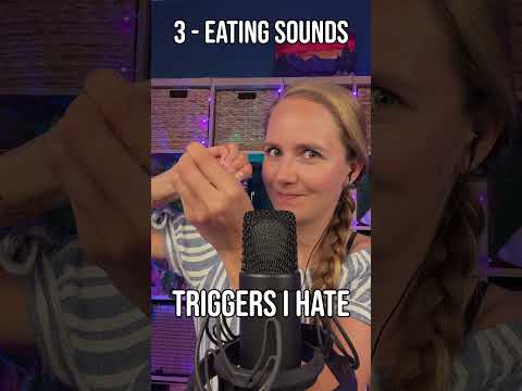 ASMR Triggers I HATE #asmr #shorts #asmrshorts