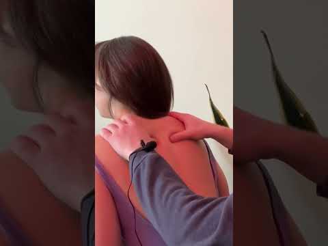 ASMR Real Person Back Massage #asmrmassage #relax #sleep #asmrtriggers #tingles
