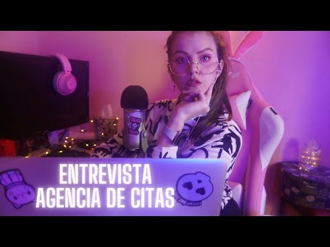 ASMR ENTREVISTA AGENCIA DE CITAS carol asmr roleplay