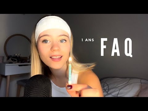 asmr ᯓ★ les 1 ans de la chaîne (wouhou)