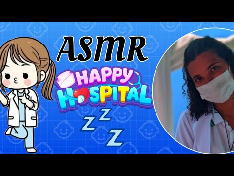 ASMR JOGANDO HAPPY HOSPITAL - sons de boca e sussuros 😴❤️✨