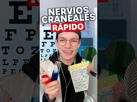 TE HAGO UN TEST MÉDICO DE LOS NERVIOS CRANEALES EN UN MINUTO #asmr #shorts #asmrsounds #humor