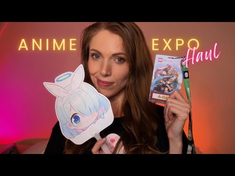 ASMR | Anime Expo Haul | Soft Speaking, Show & Tell, Rambling