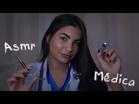 ASMR ROLEPLAY Médica fazendo seu check-up completo 🩺💉