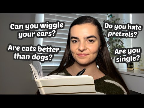 ASMR Asking You 150 Yes or No Questions But You Get a Point if You Say Yes