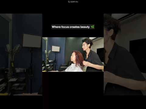 미용실ASMR 시각과청각의 활성화 # 레드 브라운Hair salon ASMR visual and auditory activation #Red Brown