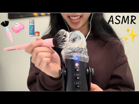 Glue stick and foam on mic BRAIN MELTING triggers | ASMR