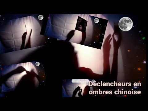 Asmr français 🎧 Déclencheurs "façon ombres chinoise" 🎧👤🌑