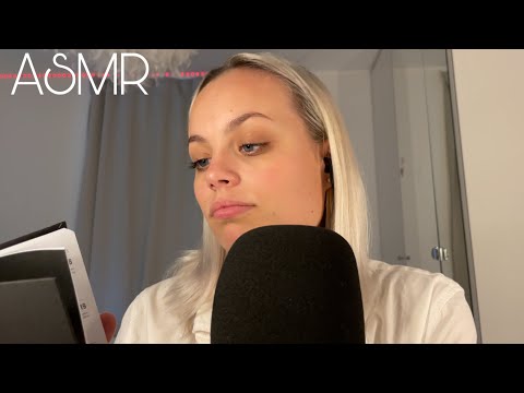 ASMR Tapping, Foam, Tingle Tube +