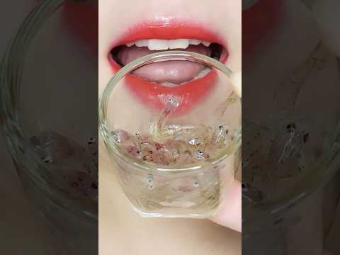 Dancing Glass Fish & Sauces 🐟 ASMR Mukbang Eating Sounds