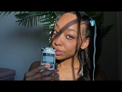 ASMR | EXTREME Mouth Sounds + Hand Movements 💙 (TASCAM) ✨