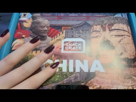 TRYING SNACKS FROM CHINA | SNACKCRATE | ASMR EATING SOUNDS