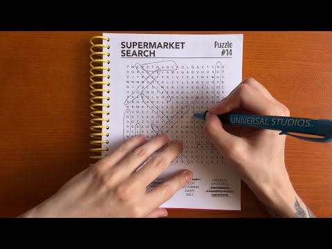 Word Search ASMR | Soft Spoken