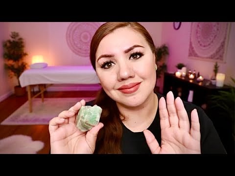 ASMR REIKI Energy Healing & Gentle FACE Reading for Deep Sleep