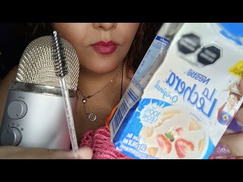 ASMR Comiendo lechera con cepillito