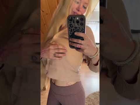 ASMR an meinem Outfit 🩵