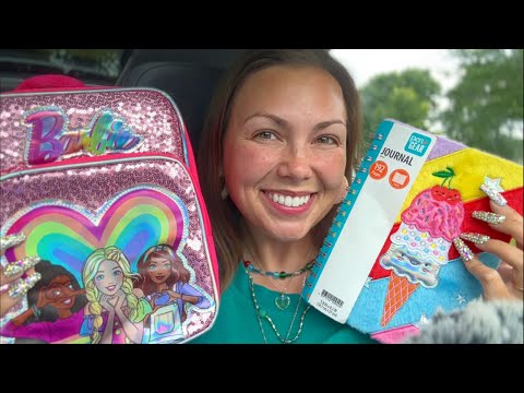 asmr/ back to school HAUL✏️🧼🖍️ (our first year homeschooling)