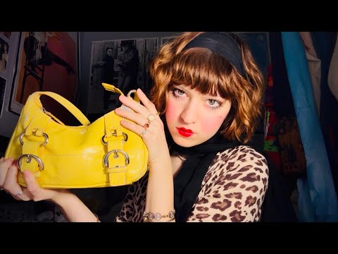 asmr ~ what’s in the bag of a glam girl 👛