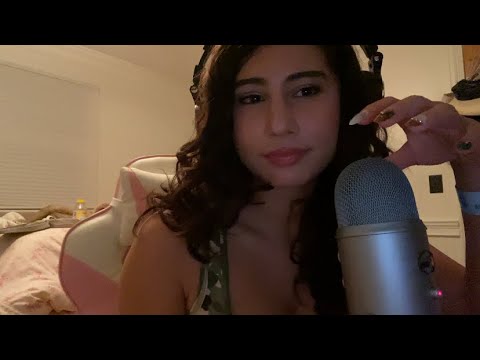 ASMR Sensitive ￼trigger words and hand movements!Super tingly and sleepy! 😴 With time stamps!