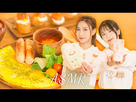 ASMR 하루종일 요리 만드는 소리 VLOG [오믈렛, 콥샐러드, 제주귤허브차]