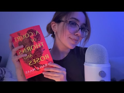 ASMR | Reading you to sleep😴 tapping, whispering, and mouth sounds