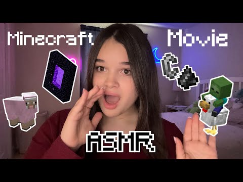 MINECRAFT MOVIE ASMR (Chaotic Whispered Quotes, Trigger Words, Brainrot)