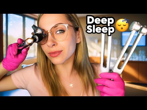 Very deep 🎧 Ear cleaning ASMR, Otoscope exam, Personal Attention for SLEEP