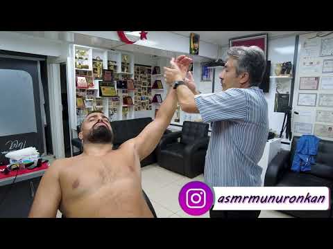 ASMR MUNUR ONKAN FOR LONELY, DEPRESSION AND STRESS! MASSAGE TO THE CHİEF WRESTLER