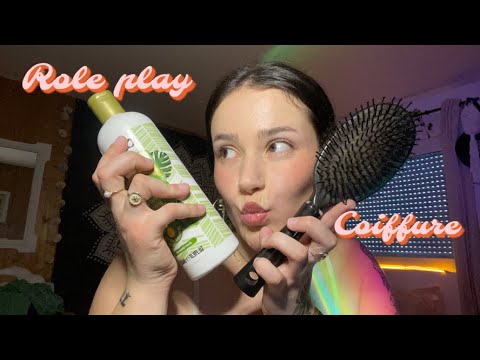 ASMR FR - RP✨Tu te fais chouchouter par ta coiffeuse (shampooing, massage crânien…)