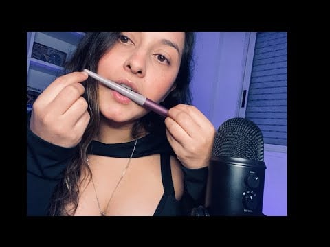 ASMR ✨ SONIDOS DE BOCA MUY RELAJANTES CON 5 OBJETOS 👄♥️ (mouthsounds, tapping)